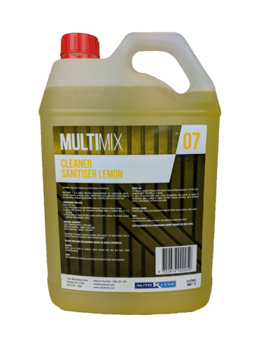 MultiMix 7 - Cleaner & Sanitiser (Lemon) - 5L Image
